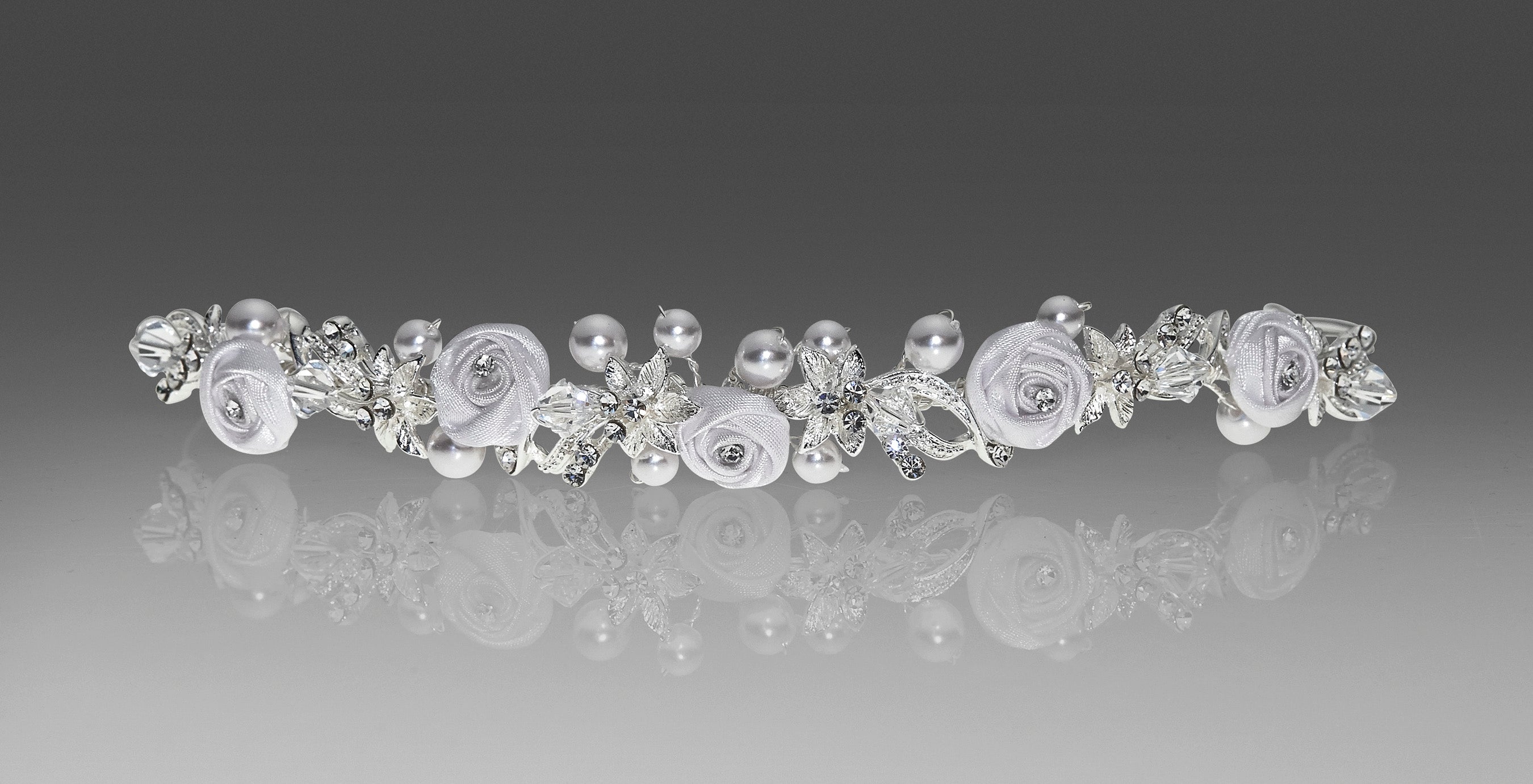 First Communion tiara with veil