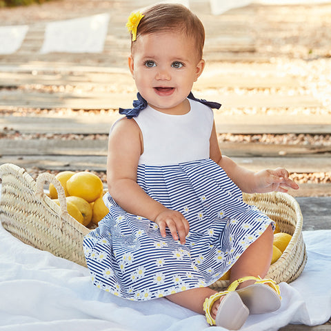 Print dress for baby girl 1844