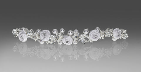 First Communion tiara with veil